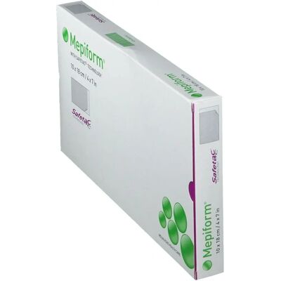 Molnlycke Mepiform Silikonnarbenverband - 10x18cm, 5 Stück Molnlycke Mepiform Silikonnarbenverband - 10x18cm, 5 Stück
