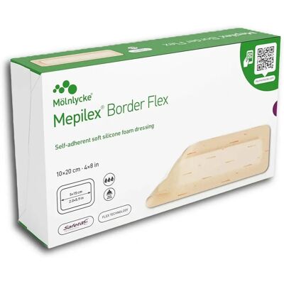 Mepilex Border Flex 10x20 cm - Wundverband Mepilex Border Flex 10x20 cm - Wundverband