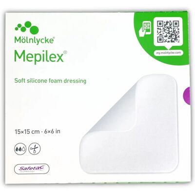 Mölnlycke Mepilex Cerotto in Schiuma - 15x15 cm, 5 pz Mölnlycke Mepilex Cerotto in Schiuma - 15x15 cm, 5 pz