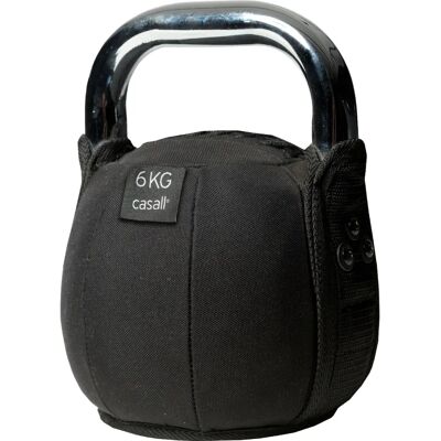 Casall - Kettlebell Soft 6 kg - Musta - Soft - Kettlebell Casall - Kettlebell Soft 6 kg - Musta - Soft - Kettlebell