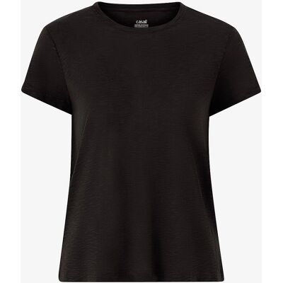 Casall svart mjuk textur T-shirt - 40 Casall svart mjuk textur T-shirt - 40
