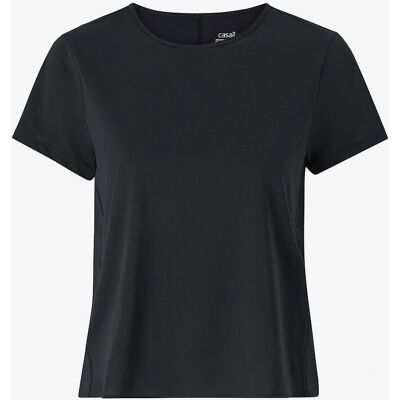 Casall Schwarzes Technical Loose T-Shirt - Damen Casall Schwarzes Technical Loose T-Shirt - Damen