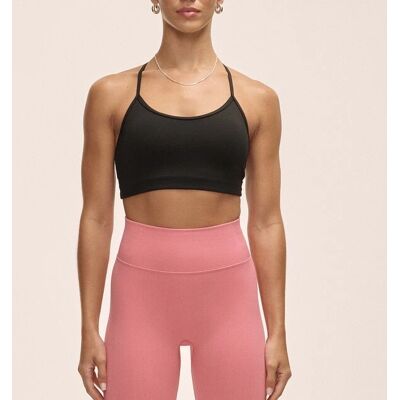 Sujetador Casall Sleek Strappy Sport negro puro - S Sujetador Casall Sleek Strappy Sport negro puro - S