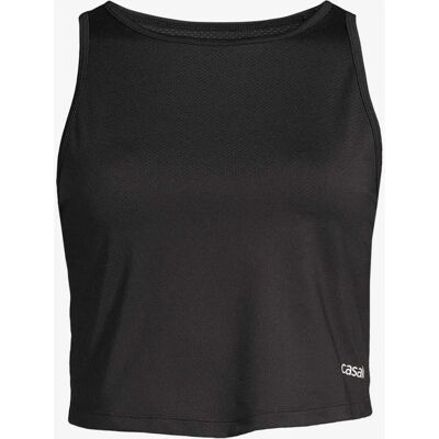 Casall Laser Mesh Crop Top svart - T-shirt Casall Laser Mesh Crop Top svart - T-shirt