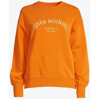 Bluza Casall Spring Crew Pomarańczowo-Biała Bluza Casall Spring Crew Pomarańczowo-Biała
