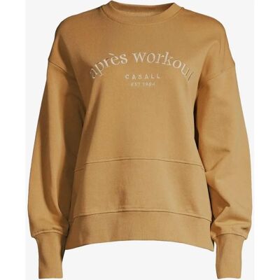 Casall Terry Spring Crew Jasnobrązowy - Bluza Casall Terry Spring Crew Jasnobrązowy - Bluza