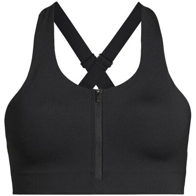 Casall Impact Zip Sports-BH - Højt støtteniveau, Sort, Størrelse 75D Casall Impact Zip Sports-BH - Højt støtteniveau, Sort, Størrelse 75D