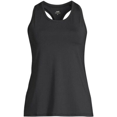 Camiseta sin mangas Casall Essential Racerback - Negra - Ajuste deportivo Camiseta sin mangas Casall Essential Racerback - Negra - Ajuste deportivo