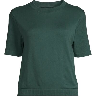 T-shirt sans couture à côtes vert Casall Modèle S - Publicité T-shirt sans couture à côtes vert Casall Modèle S - Publicité