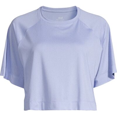 Casall T-shirt Laser Mesh Crop Tee - T-shirt Casall T-shirt Laser Mesh Crop Tee - T-shirt