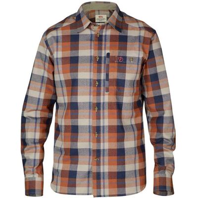 Fjällräven FJÄLLGLIM SHIRT M - Outdoor Shirt - rotbraun/blau Fjällräven FJÄLLGLIM SHIRT M - Outdoor Shirt - rotbraun/blau