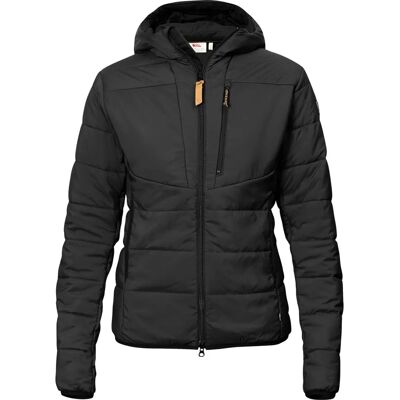 Fjällräven KEB PADDED HOODIE W - Overgangsjakke - sort Fjällräven KEB PADDED HOODIE W - Overgangsjakke - sort