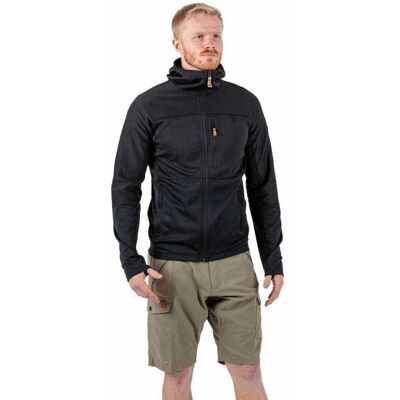 Fjällräven Abisko Trail Fleece - Giacca Uomo Nera Fjällräven Abisko Trail Fleece - Giacca Uomo Nera