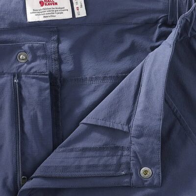 FJÄLLRÄVEN Short de senderismo High Coast - Hombre, Azul, Modelo 52 FJÄLLRÄVEN Short de senderismo High Coast - Hombre, Azul, Modelo 52