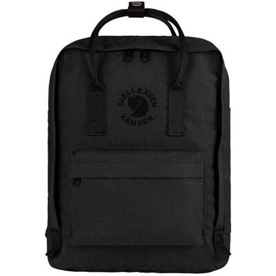 Fjällräven Re-Kånken Rucksack - Recyceltes Polyester - Schwarz Fjällräven Re-Kånken Rucksack - Recyceltes Polyester - Schwarz
