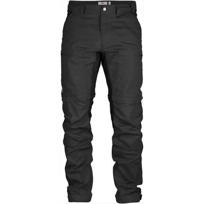 Fjällräven Abisko Lite Trekking Zip-off M Largo - Pantalones de senderismo - Negro Fjällräven Abisko Lite Trekking Zip-off M Largo - Pantalones de senderismo - Negro