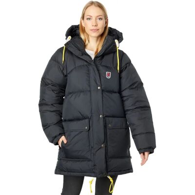Czarna kurtka ekspedycyjna puchowa Fjällräven - Kurtka puchowa Czarna kurtka ekspedycyjna puchowa Fjällräven - Kurtka puchowa