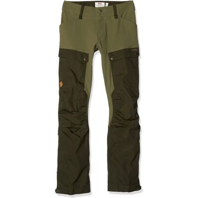 Pantaloni de drumeție Fjällräven Keb Curved Regular - Verde Pantaloni de drumeție Fjällräven Keb Curved Regular - Verde