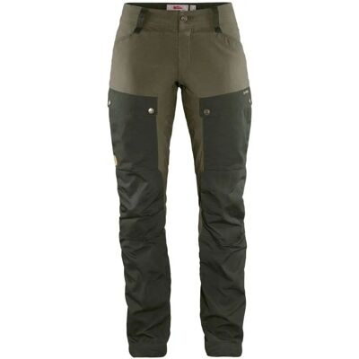 Fjällräven Keb Trousers Mujeres, Bosque profundo / Verde Laurel Talla 48 Fjällräven Keb Trousers Mujeres, Bosque profundo / Verde Laurel Talla 48