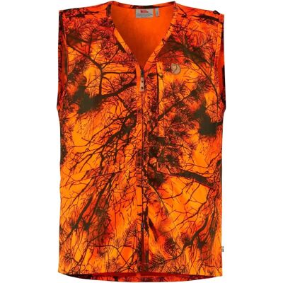 Chaleco Fjällräven Värmland - Unisex - camuflaje naranja XXL Chaleco Fjällräven Värmland - Unisex - camuflaje naranja XXL