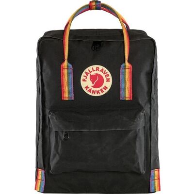 Fjällräven Kånken Rainbow - svart/regnbuemønster Fjällräven Kånken Rainbow - svart/regnbuemønster