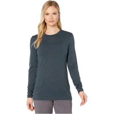 Fjällräven Abisko Wool LS W - Langarmshirt - Blau Fjällräven Abisko Wool LS W - Langarmshirt - Blau