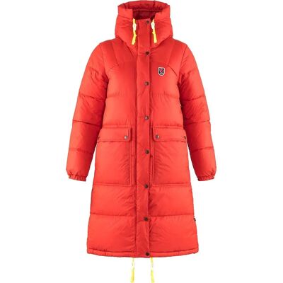 Fjällräven Parka Lunga in Piumino W - Rosso - Cappotto Invernale Isolante Fjällräven Parka Lunga in Piumino W - Rosso - Cappotto Invernale Isolante