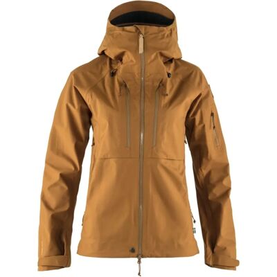 Damska Kurtka Eco-Shell Fjällräven - Wodoodporna, Oddychająca, Brązowa - M Damska Kurtka Eco-Shell Fjällräven - Wodoodporna, Oddychająca, Brązowa - M