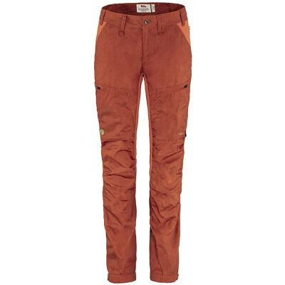 Pantaloni de drumeție Fjällräven Abisko Lite - Femeie - Cabin Red - Pantaloni de trekking Pantaloni de drumeție Fjällräven Abisko Lite - Femeie - Cabin Red - Pantaloni de trekking