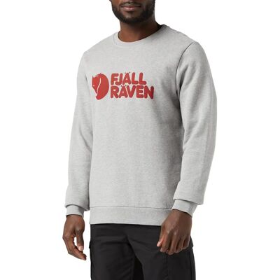Fjällräven Logo Sweater M (84142) - grau melange Fjällräven Logo Sweater M (84142) - grau melange