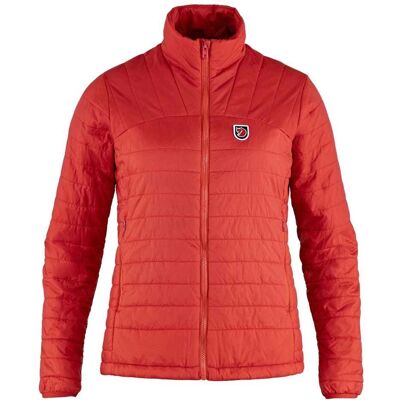 Fjällräven X-Lätt Kurtka Czerwona - Lekka i Izolowana Damska Kurtka Fjällräven X-Lätt Kurtka Czerwona - Lekka i Izolowana Damska Kurtka