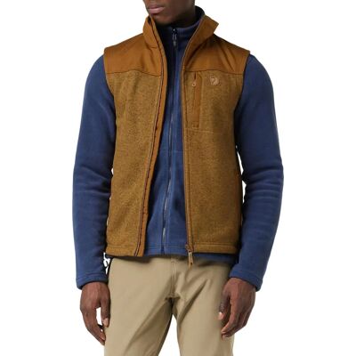 Męski Gilet Fleece Fjällräven - Gilet Fleece M kasztanowy Męski Gilet Fleece Fjällräven - Gilet Fleece M kasztanowy