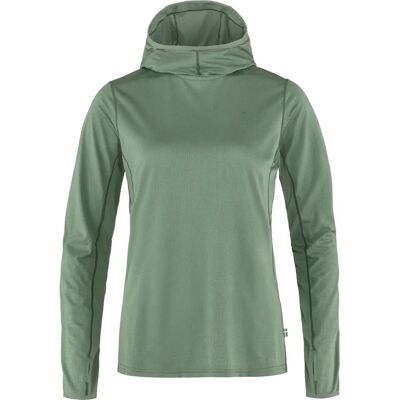 Fjällräven Abisko Sun-Hoodie - Patina Green - Lekka, szybkoschnąca bluza z kapturem Fjällräven Abisko Sun-Hoodie - Patina Green - Lekka, szybkoschnąca bluza z kapturem