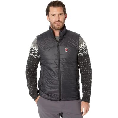 Fjallraven Mężczyzna Expedition X-Latt Kamizelka - Czarna - XL Fjallraven Mężczyzna Expedition X-Latt Kamizelka - Czarna - XL