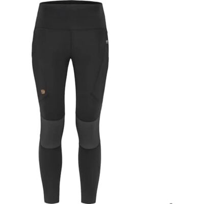 Fjällräven Leggings da Trekking Donna Abisko - Nero/Grigio - XL Fjällräven Leggings da Trekking Donna Abisko - Nero/Grigio - XL
