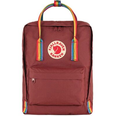 Fjällräven Kånken Rainbow - ox red/motivo arcobaleno Fjällräven Kånken Rainbow - ox red/motivo arcobaleno
