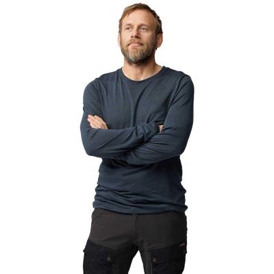 Fjällräven Abisko Wool Maglia Manica Lunga - Grigia - L - Escursionismo Fjällräven Abisko Wool Maglia Manica Lunga - Grigia - L - Escursionismo