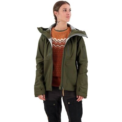 Geacă Eco-Shell Fjällräven Părțile L - Pădurea Profundă Geacă Eco-Shell Fjällräven Părțile L - Pădurea Profundă