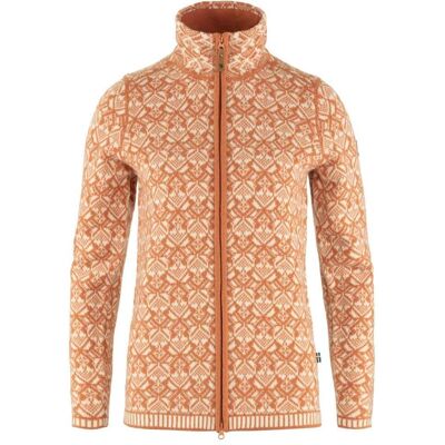 Fjällräven Snow Cardigan - Ull, Hög Krage, Skandinaviskt Mönster - Cardigan Fjällräven Snow Cardigan - Ull, Hög Krage, Skandinaviskt Mönster - Cardigan