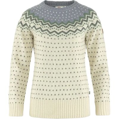Fjällräven Övik Strickpullover W - Kreideweiß/Flintgrau Fjällräven Övik Strickpullover W - Kreideweiß/Flintgrau
