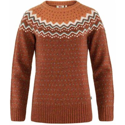 Fjällräven Övik Strickpullover W - Herbstblatt/Wüstenbraun Fjällräven Övik Strickpullover W - Herbstblatt/Wüstenbraun