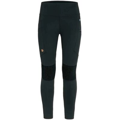 Fjällräven Damen Abisko Trekking Tights HD - Schwarz, XXL Fjällräven Damen Abisko Trekking Tights HD - Schwarz, XXL