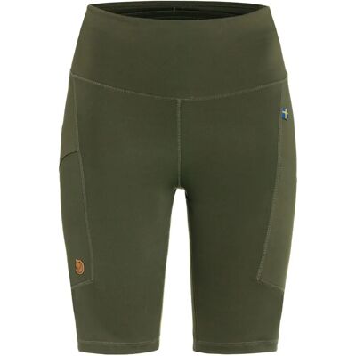Fjällräven Abisko Short Tights - Dama - Verde Profundo - XXS - Pantalones cortos Fjällräven Abisko Short Tights - Dama - Verde Profundo - XXS - Pantalones cortos