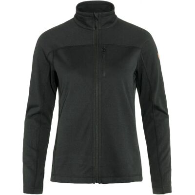 Fjällräven Abisko Lite Fleece Jacke - Damen Schwarz XL Fjällräven Abisko Lite Fleece Jacke - Damen Schwarz XL