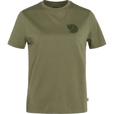 Fjällräven Foxy Boxy Logo T-Shirt - Grün - T-Shirt Fjällräven Foxy Boxy Logo T-Shirt - Grün - T-Shirt