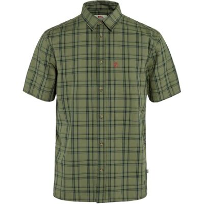 Fjällräven ÖVIK LITE SHIRT SS M Herren Outdoor Hemd - Oliv-Dunkelgrün Fjällräven ÖVIK LITE SHIRT SS M Herren Outdoor Hemd - Oliv-Dunkelgrün