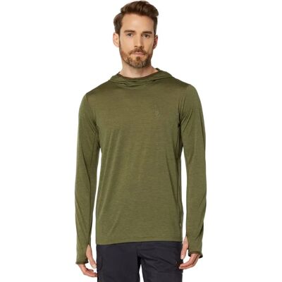 Fjällräven Abisko Sun-Hoodie M Herr - Huvtröja - grön Fjällräven Abisko Sun-Hoodie M Herr - Huvtröja - grön
