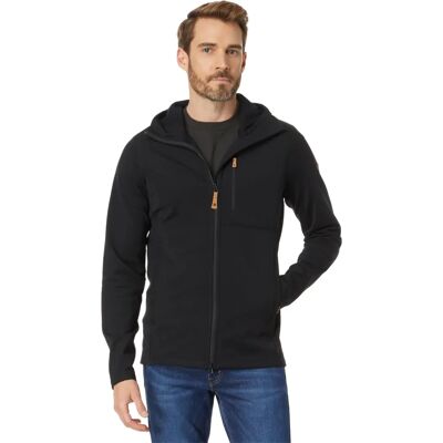 Fjällräven Keb Fleece Hoodie - Męska bluza polarowa - M - Czarna Fjällräven Keb Fleece Hoodie - Męska bluza polarowa - M - Czarna