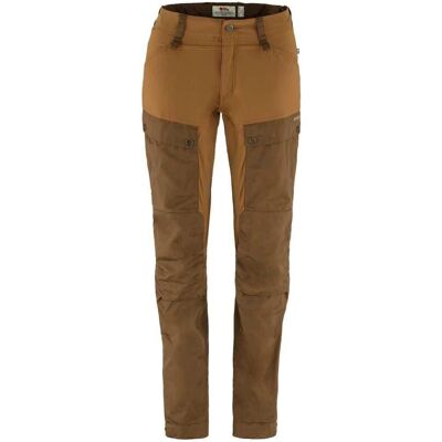 Fjällräven Kvinner Keb Trousers Curved - Tursbukse i Brun Fjällräven Kvinner Keb Trousers Curved - Tursbukse i Brun