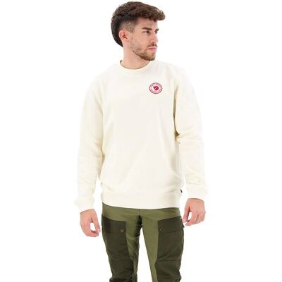 Fjällräven 1960 Logo Badge Sweater M (87163) - bianco gesso Fjällräven 1960 Logo Badge Sweater M (87163) - bianco gesso